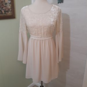 Flying tomato velvet chiffon mini dress small *C7